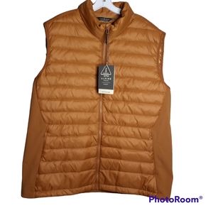NWT Alpine Design Men's  Sequoia Ridge Puffer Vest Roasted Caramel Size XXL